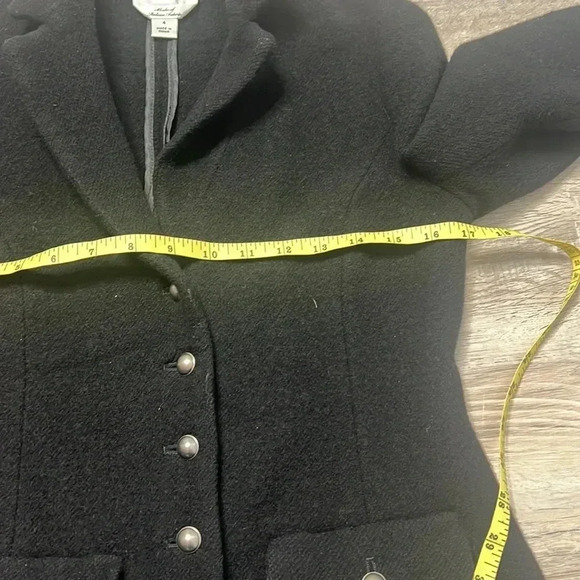 Women’s Talbots Italian Wool Black Blazer Jacket Size 4 - Picture 9 of 10